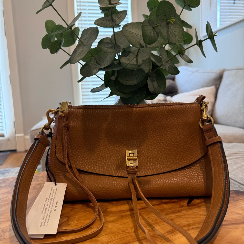 Rebecca Minkoff - Darren Top Zip Crossbody - color: Carmello